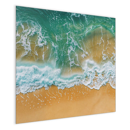 Magnettafel mit dem Motiv Smaragdgrüne Brandung