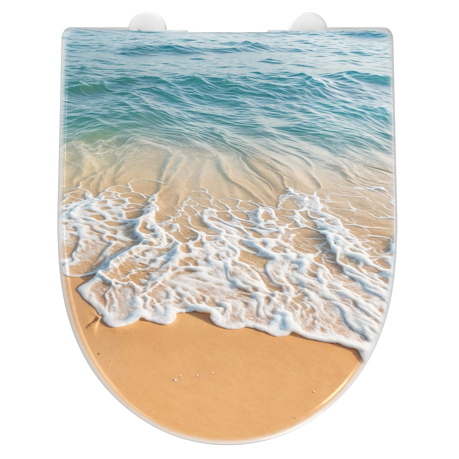 WC-Sitz mit Absenkautomatik Wellen am Strand