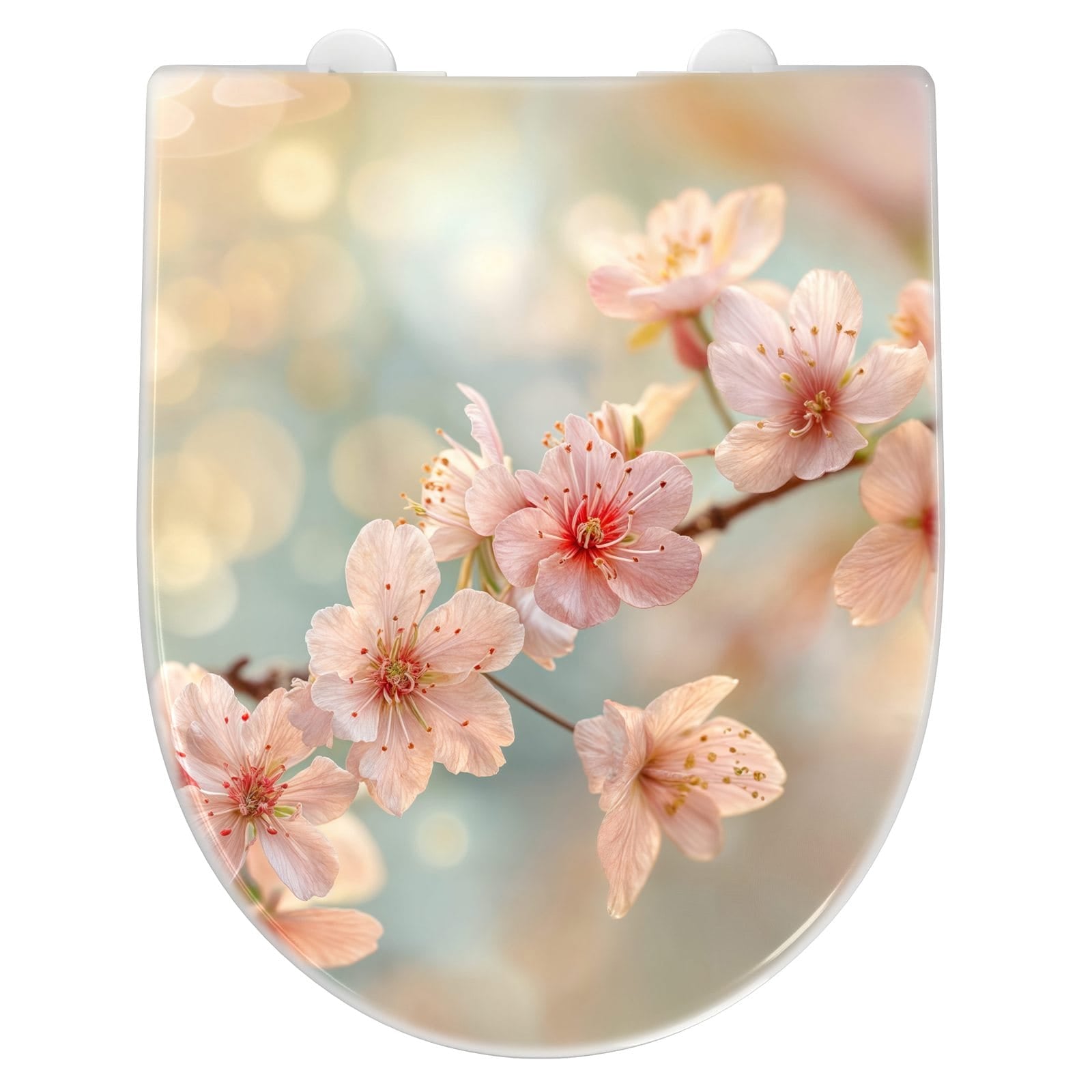 WC-Sitz mit Absenkautomatik Kirschblütenzauber