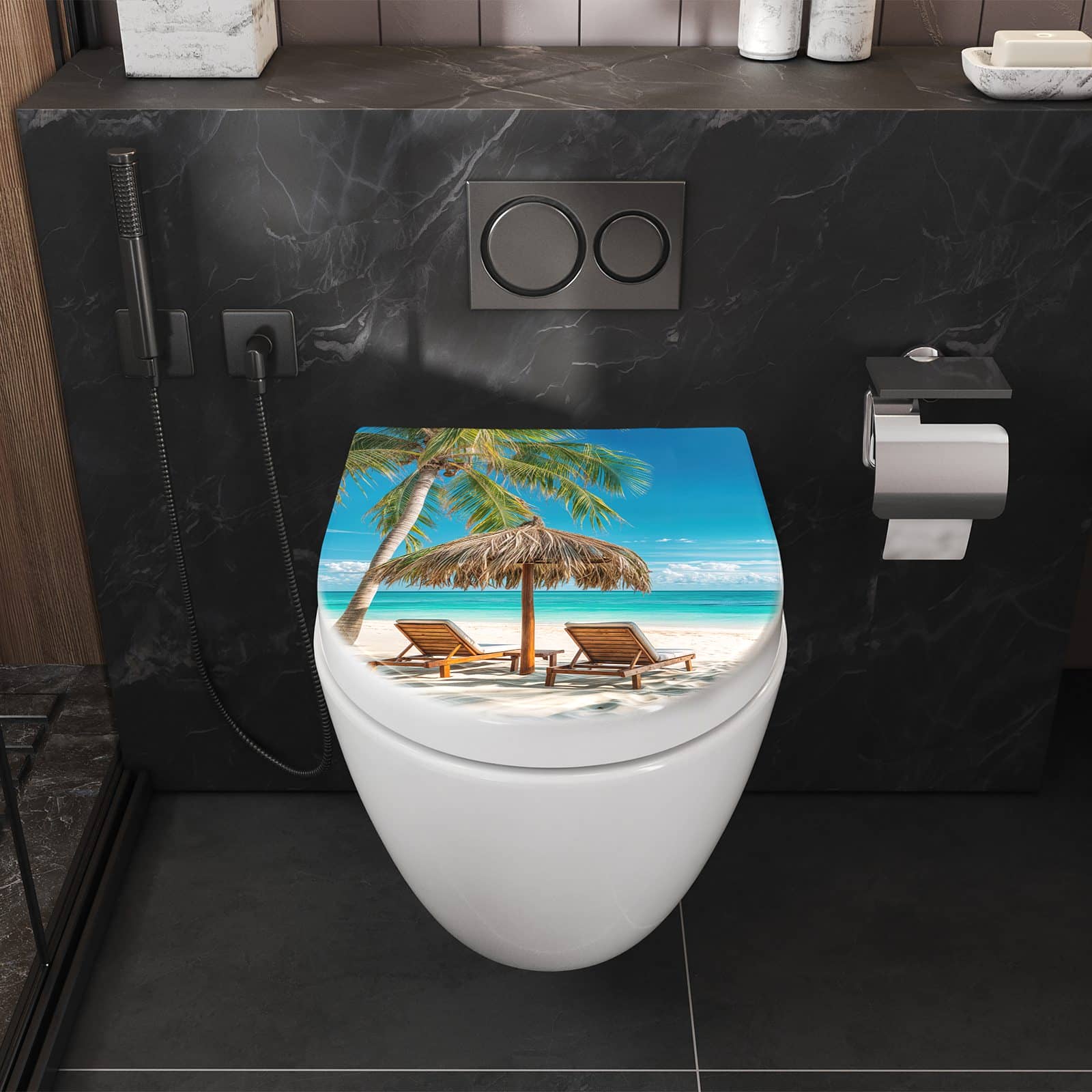 WC-Sitz mit Absenkautomatik Strandparadies