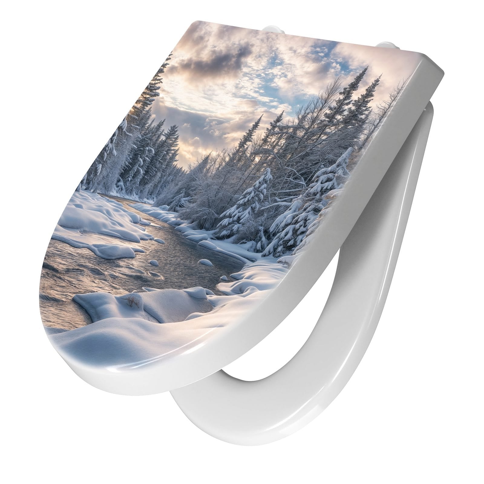 WC-Sitz mit Absenkautomatik Winterfluss