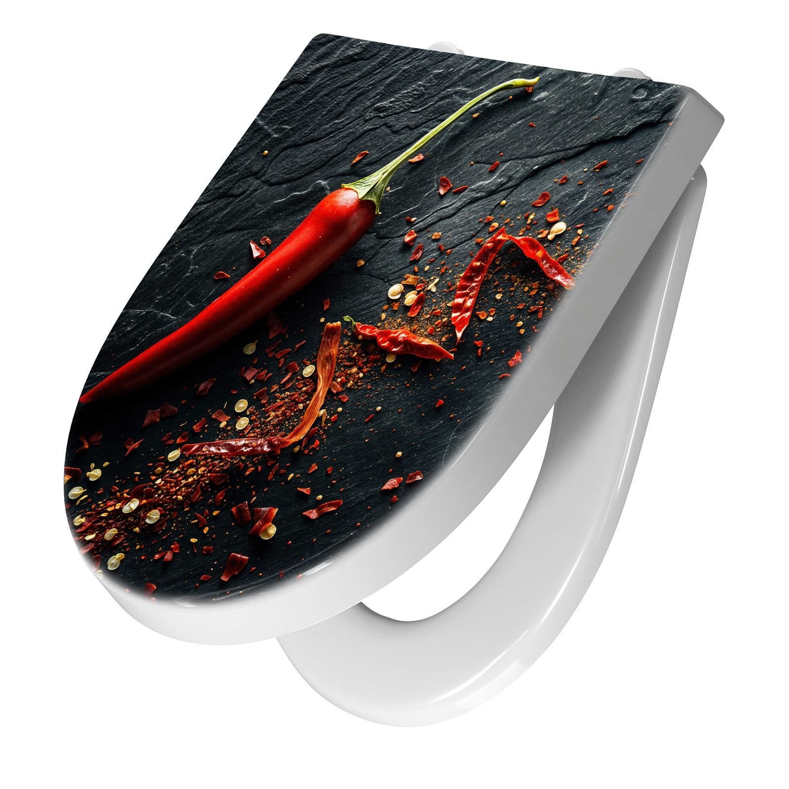 WC-Sitz mit Absenkautomatik Chili Auf Schiefer