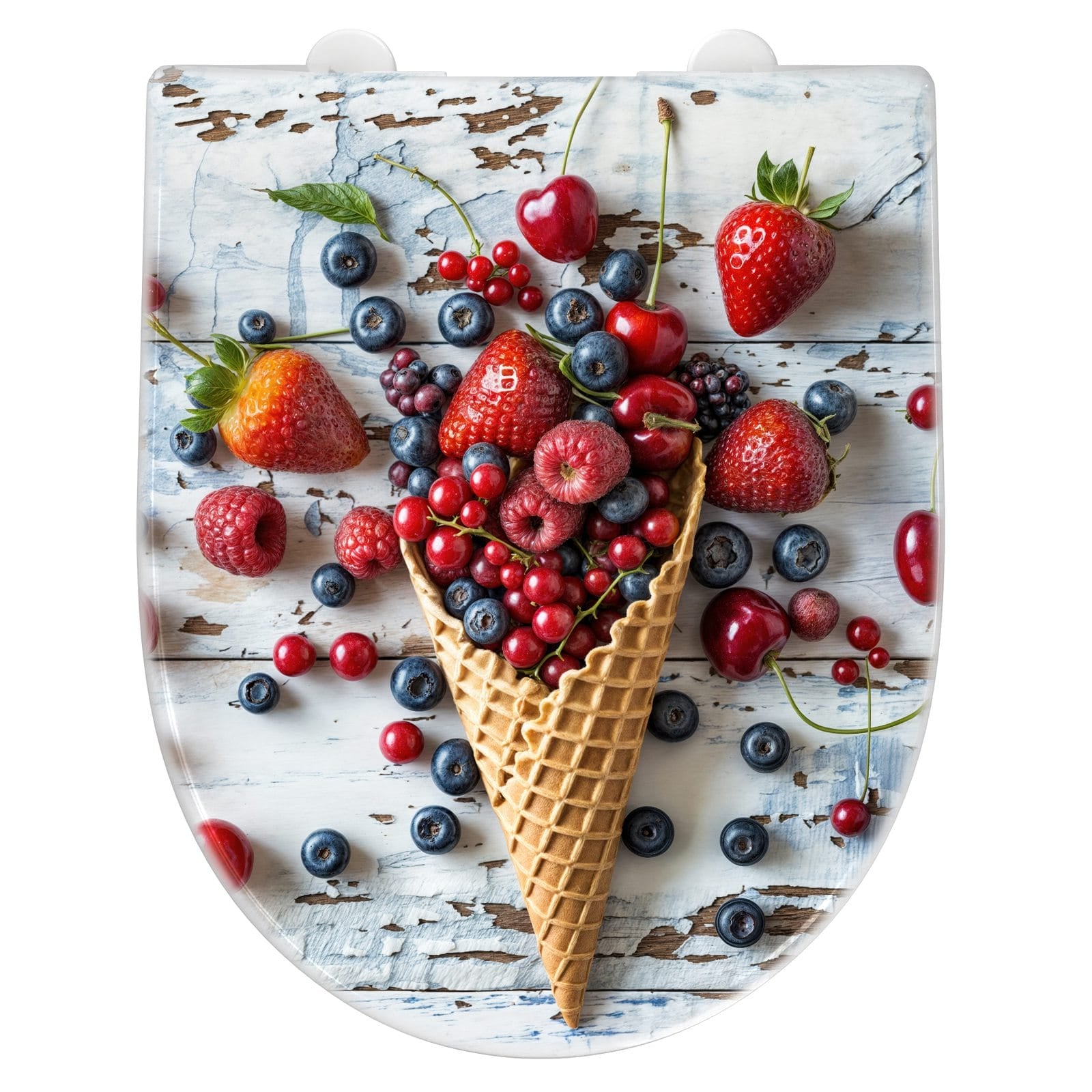 WC-Sitz mit Absenkautomatik Früchte Eiscreme