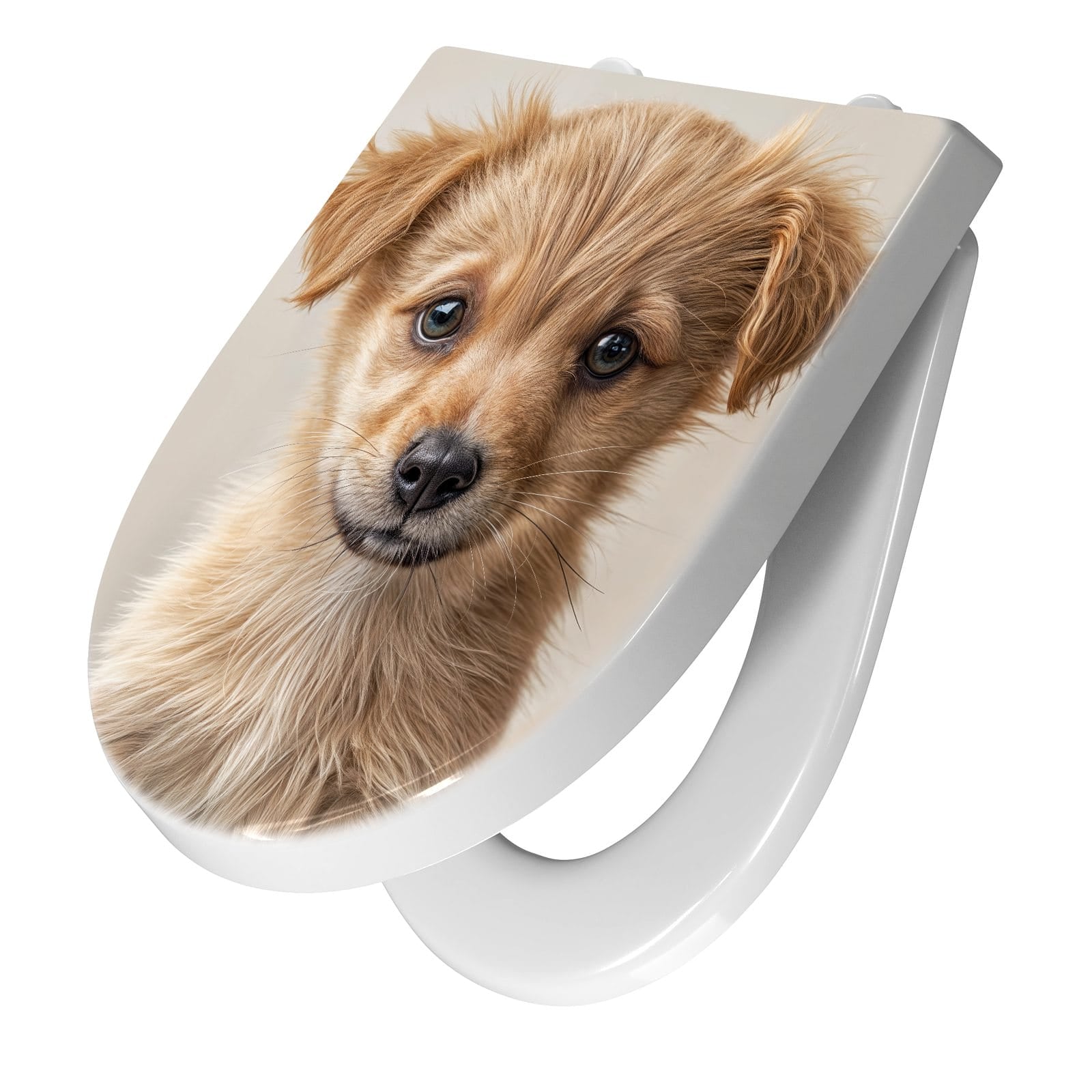 WC-Sitz mit Absenkautomatik Welpenbilde