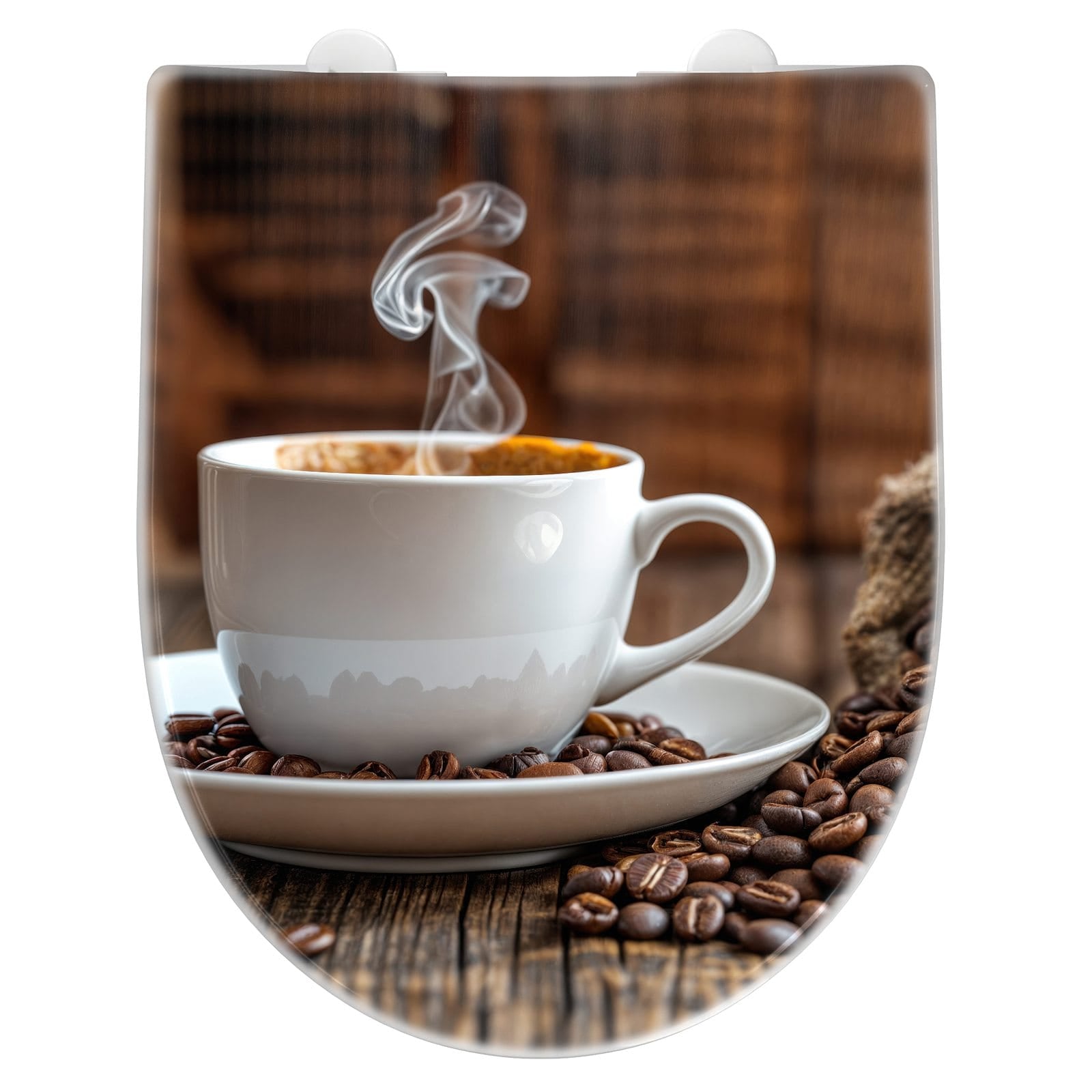 WC-Sitz mit Absenkautomatik Kaffeegenuss
