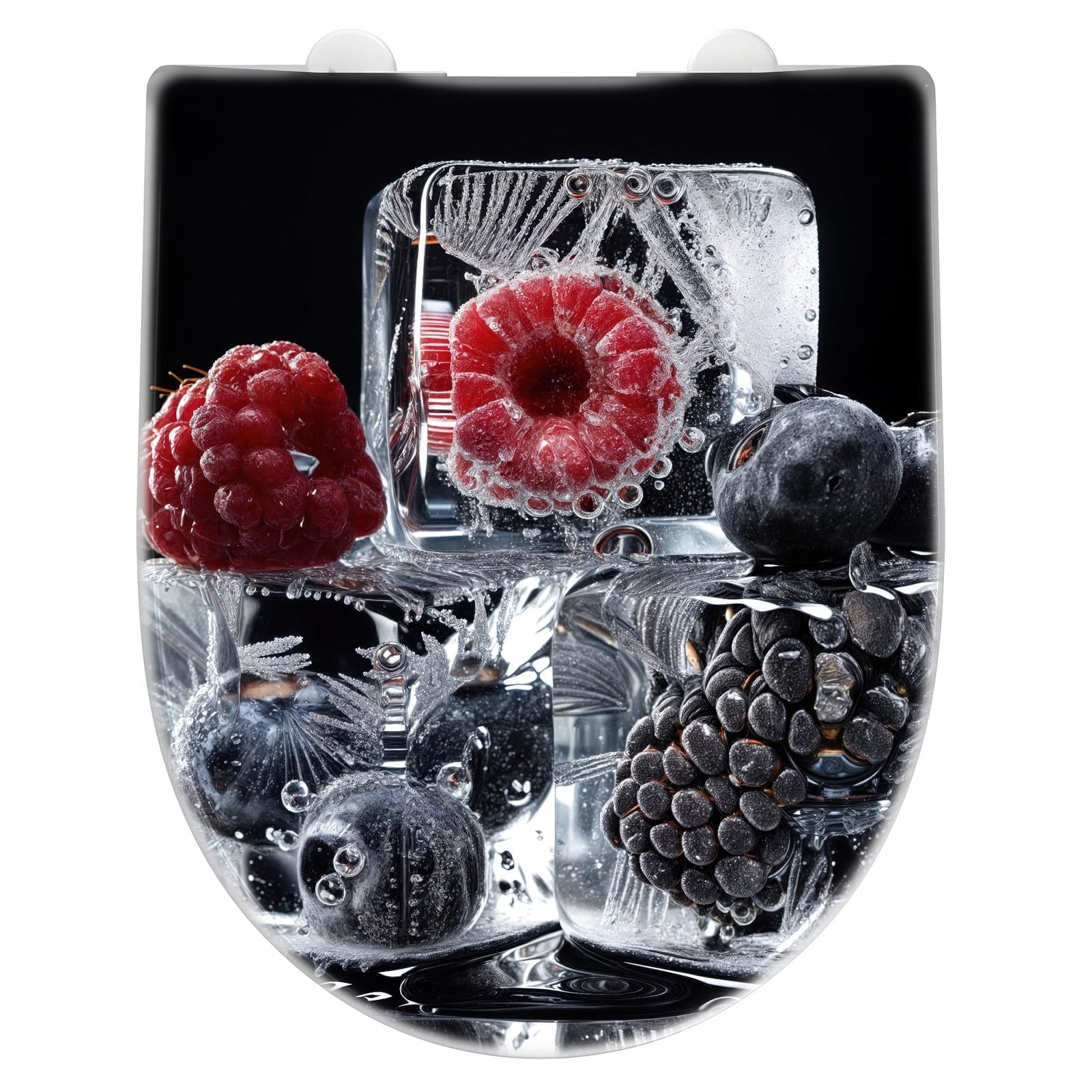 WC-Sitz mit Absenkautomatik Gefrorene Früchte