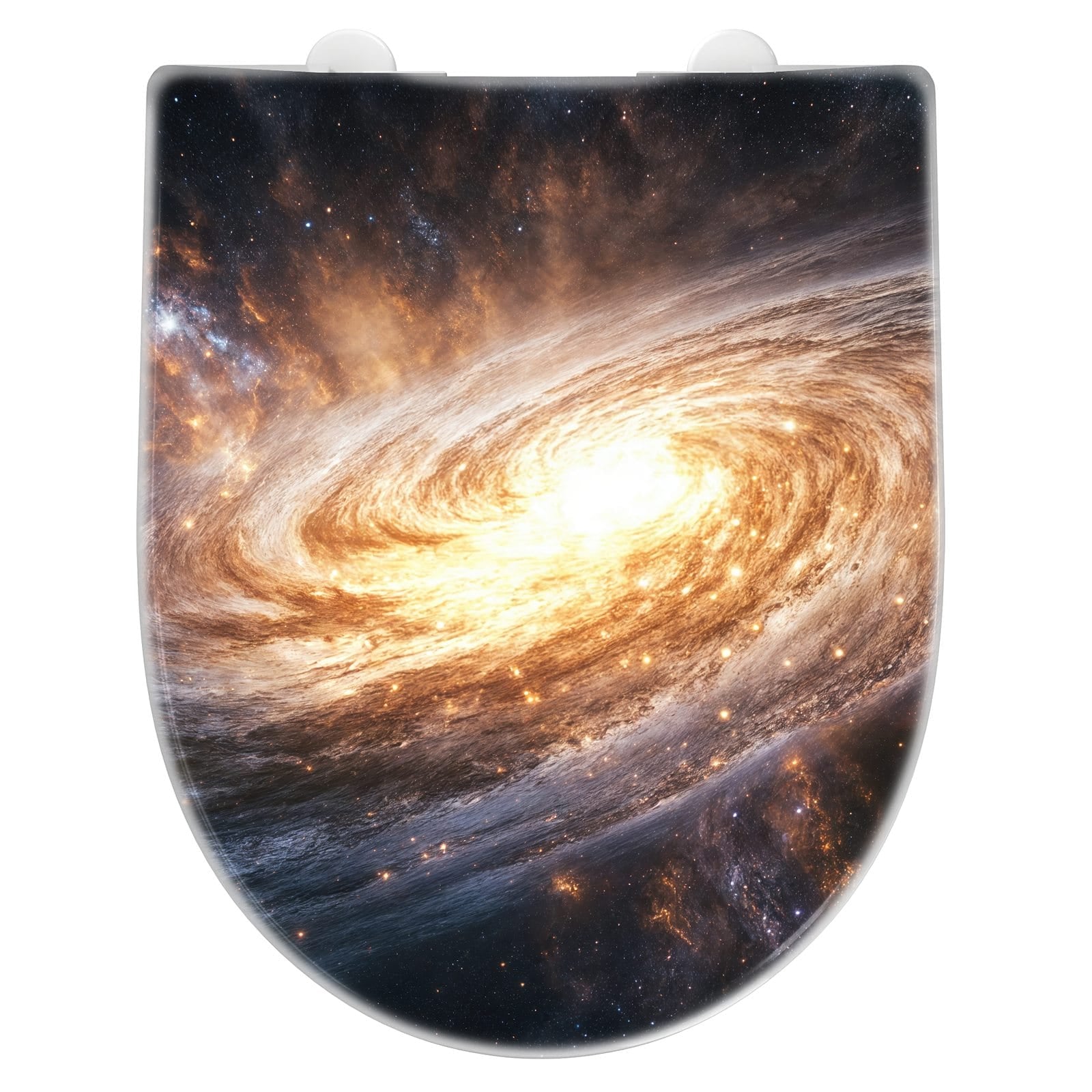 WC-Sitz mit Absenkautomatik Galaxie Nachthimmel