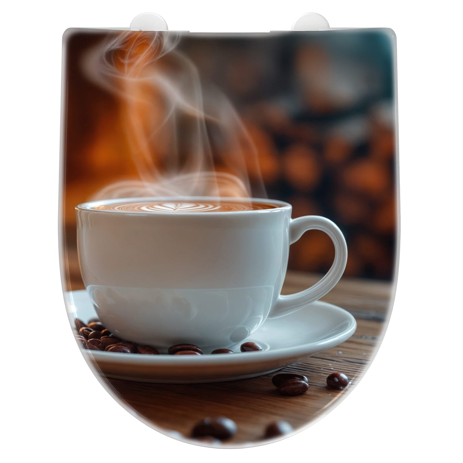 WC-Sitz mit Absenkautomatik Gemütliche Kaffeepause