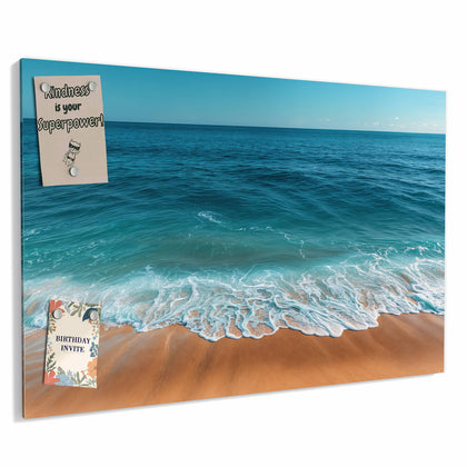 Metall Magnettafel mit dem Motiv Azurblaues Meer