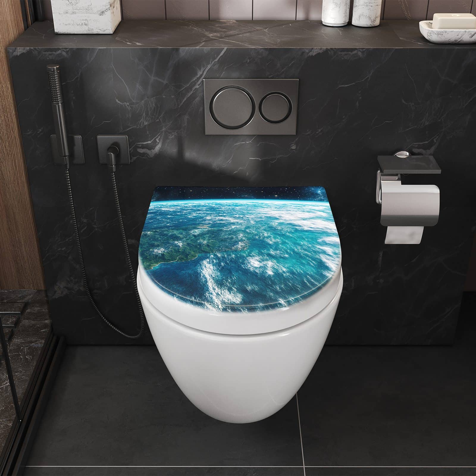 WC-Sitz mit Absenkautomatik Wunderschöne Erde