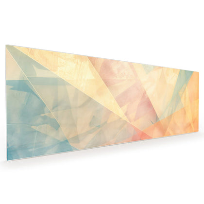 Küchenrückwand mit dem Motiv Geometrie in Pastell