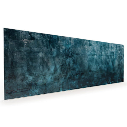 Küchenrückwand mit dem Motiv Petrolblaue Wand