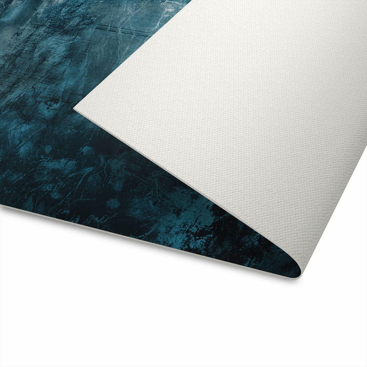 Bodenschonender rutschfester Küchenläufer mit Motiv Textur Wand Kunst in Unterseite