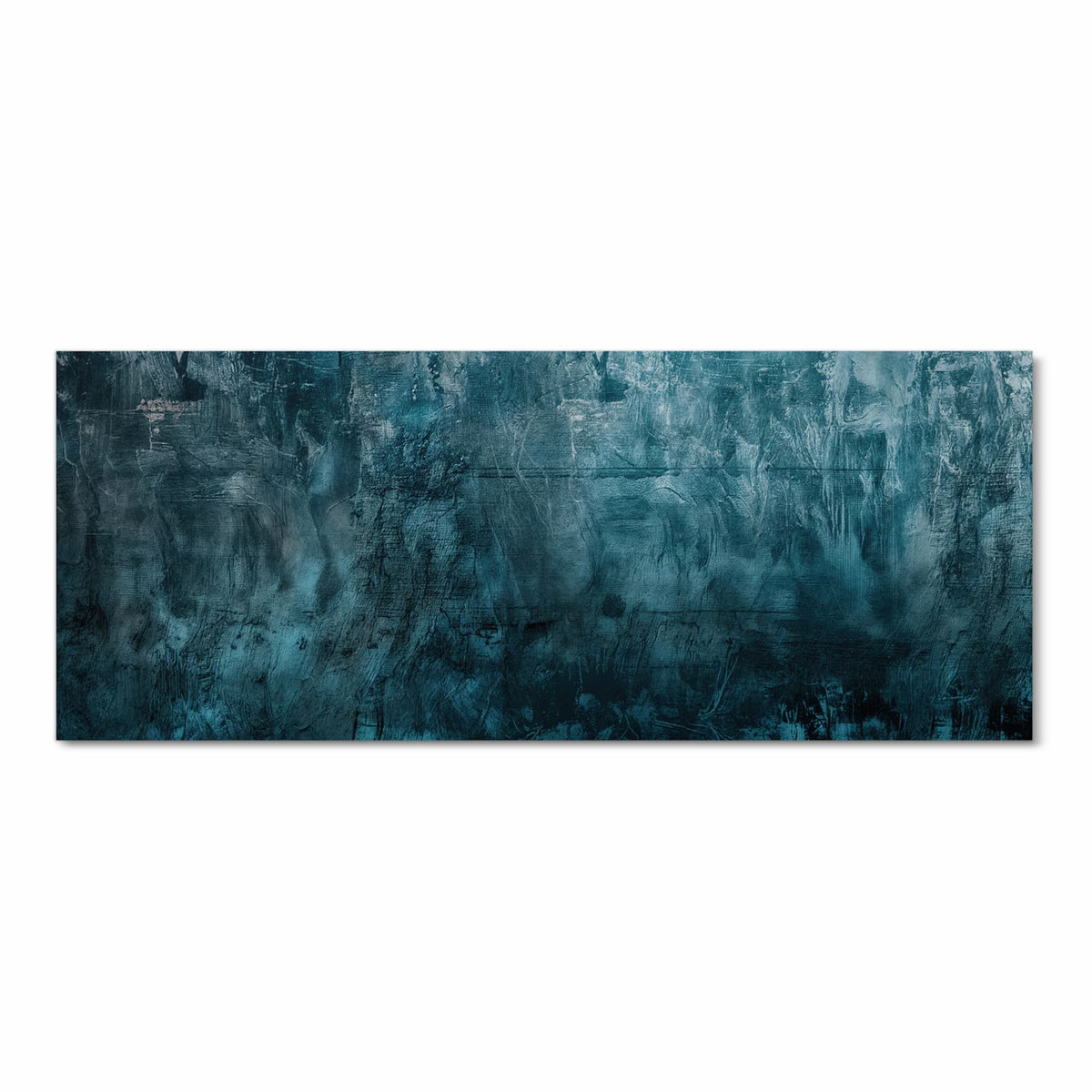 Formstabiler Bodenläufer Teppich mit Motiv Textur Wand Kunst in Frontansicht