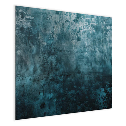 Magnettafel mit dem Motiv Petrolblaue Wand