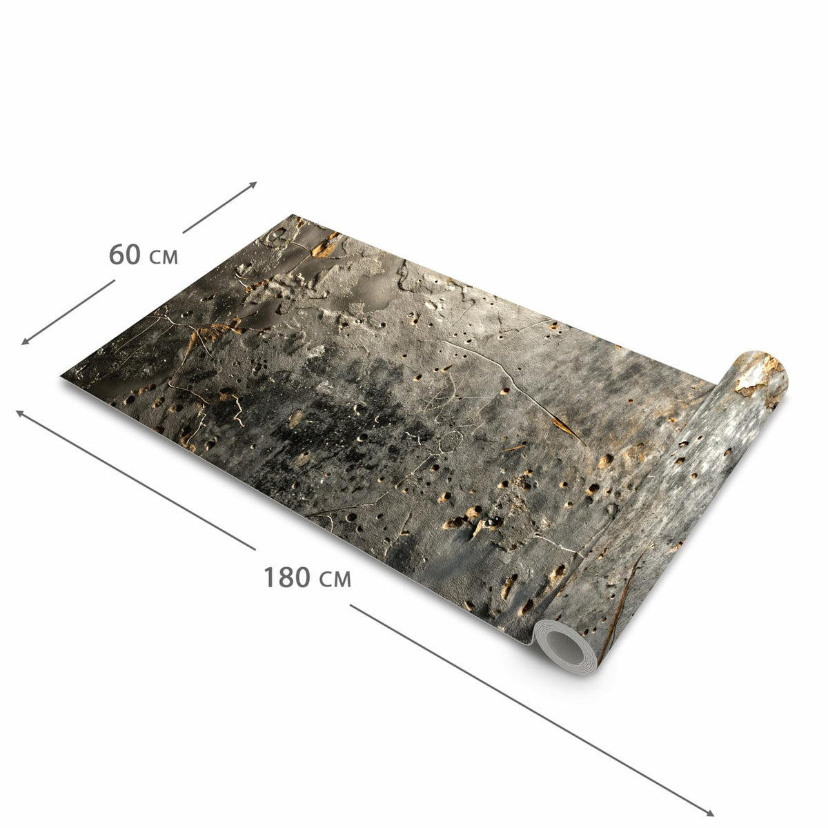 UV-beständiger Küchenteppich mit Motiv Abstrakte Oberfläche in der Grösse 60x180 cm