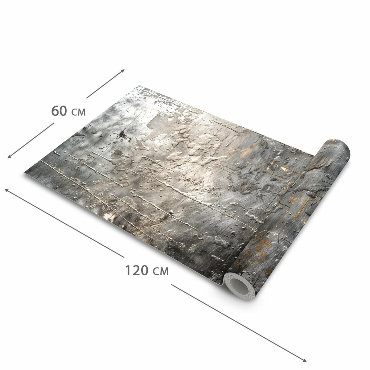 Hygienischer rutschfester Küchenläufer mit Motiv Texturierte Oberfläche in der Grösse 60x180 cm