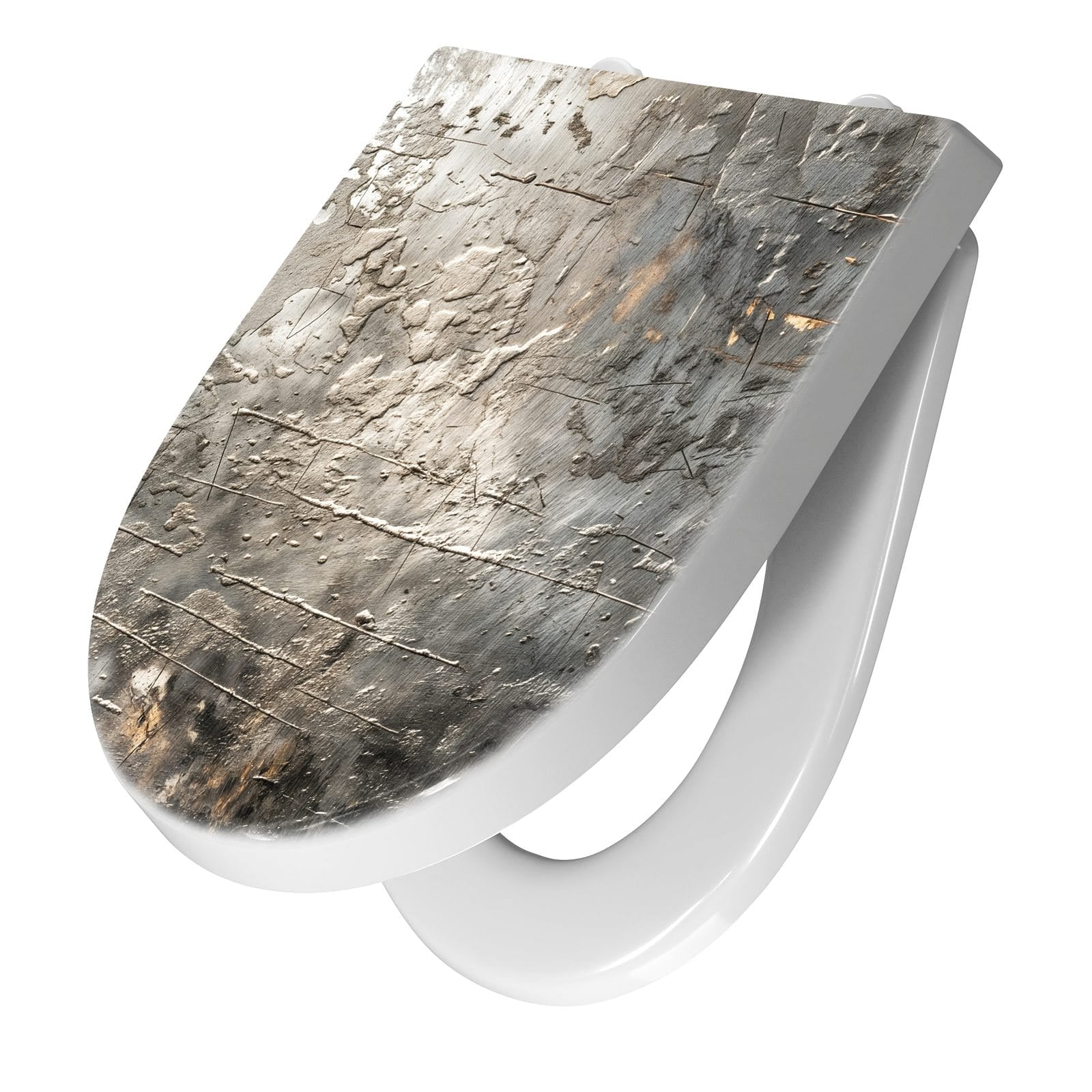 WC-Sitz mit Absenkautomatik Texturierte Oberfläche