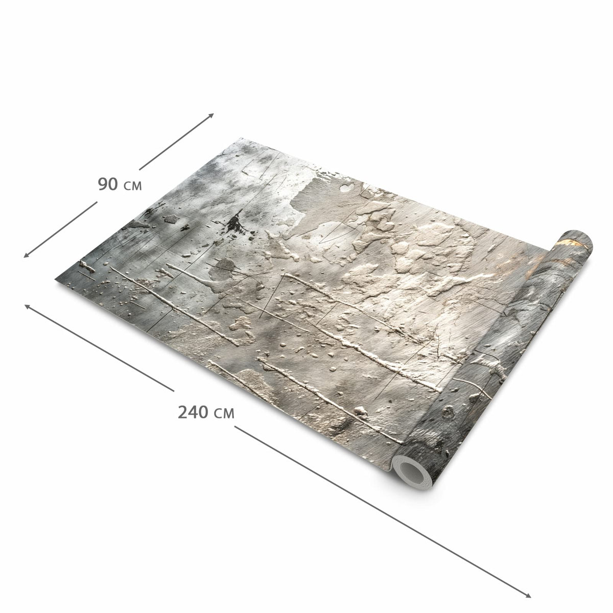 Zeitsparender Küchenteppich mit Motiv Texturierte Oberfläche in der Grösse 60x180 cm
