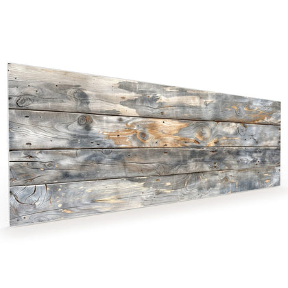 Küchenrückwand mit dem Motiv Graue Holzplanken