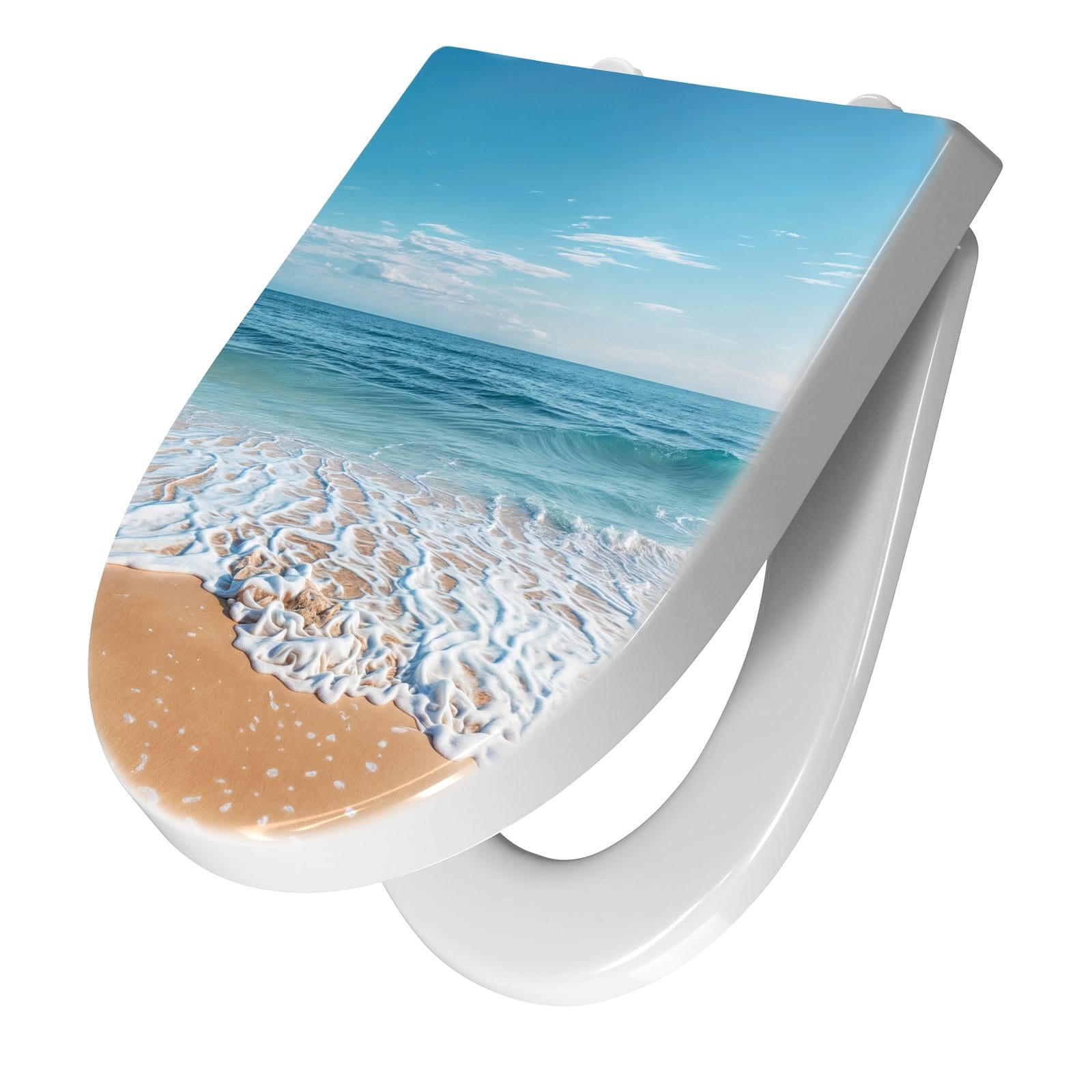 WC-Sitz mit Absenkautomatik Tropischer Strand