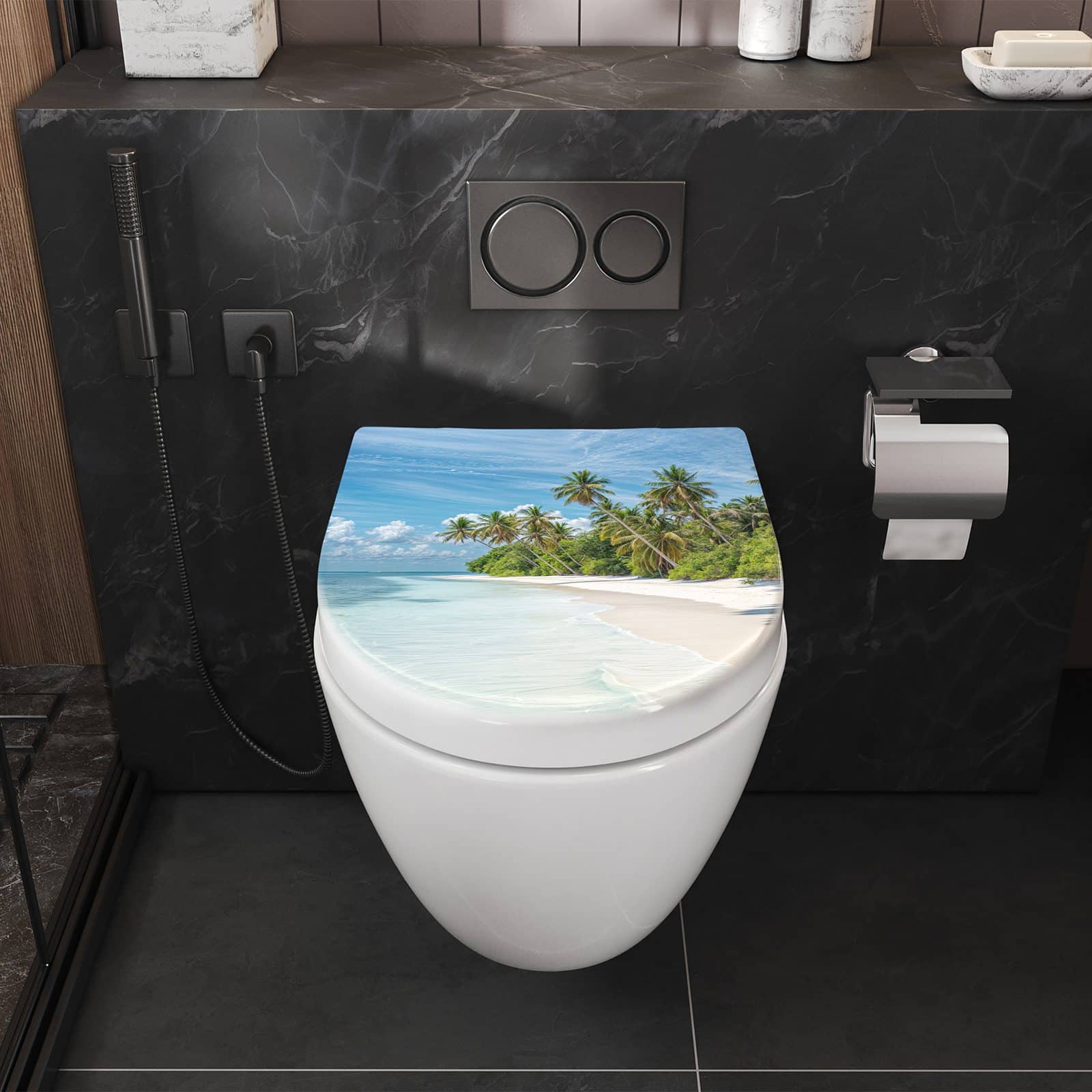 WC-Sitz mit Absenkautomatik Strand von Tropischer