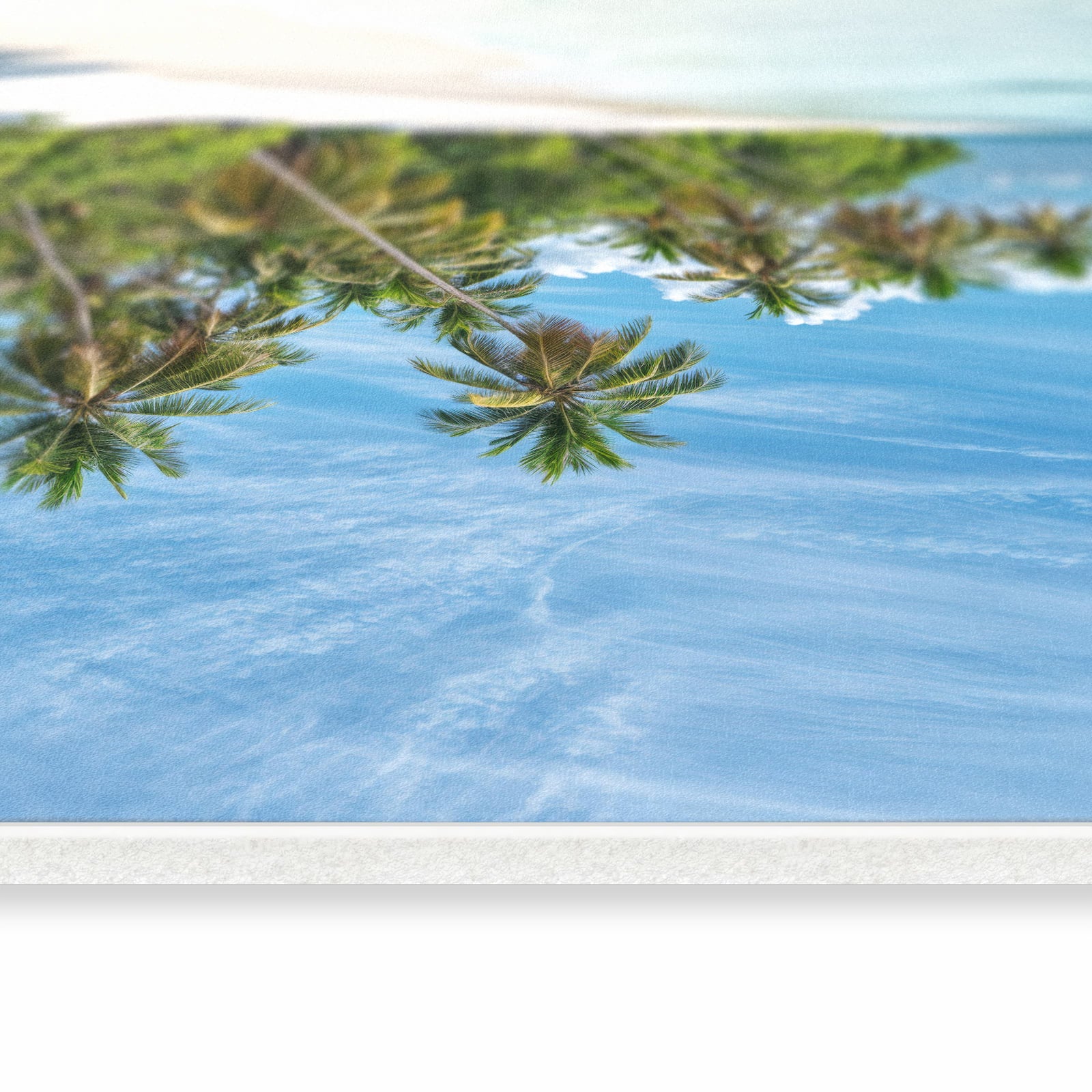 UV-beständiger waschbarer Küchenläufer mit Motiv Strand von Tropischer in seitlicher Ansicht