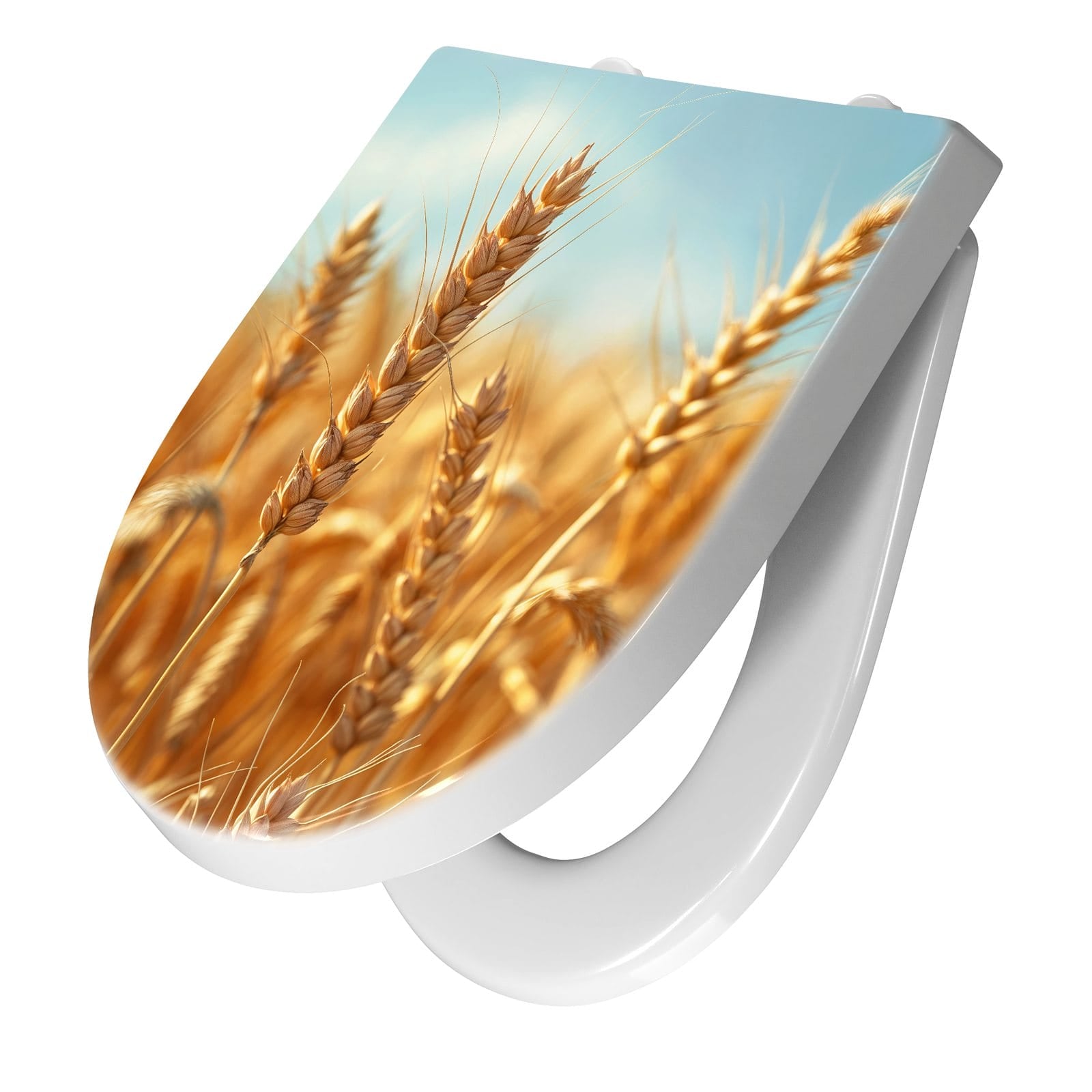 WC-Sitz mit Absenkautomatik Sanfte Weizenfeld