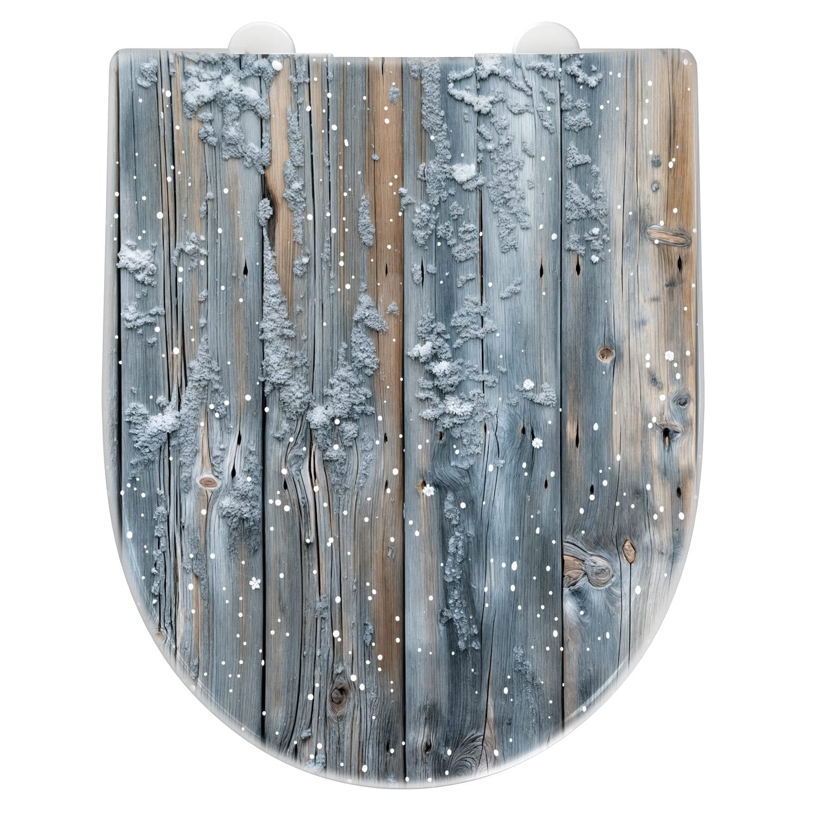 WC-Sitz mit Absenkautomatik Winter Holzpaneele