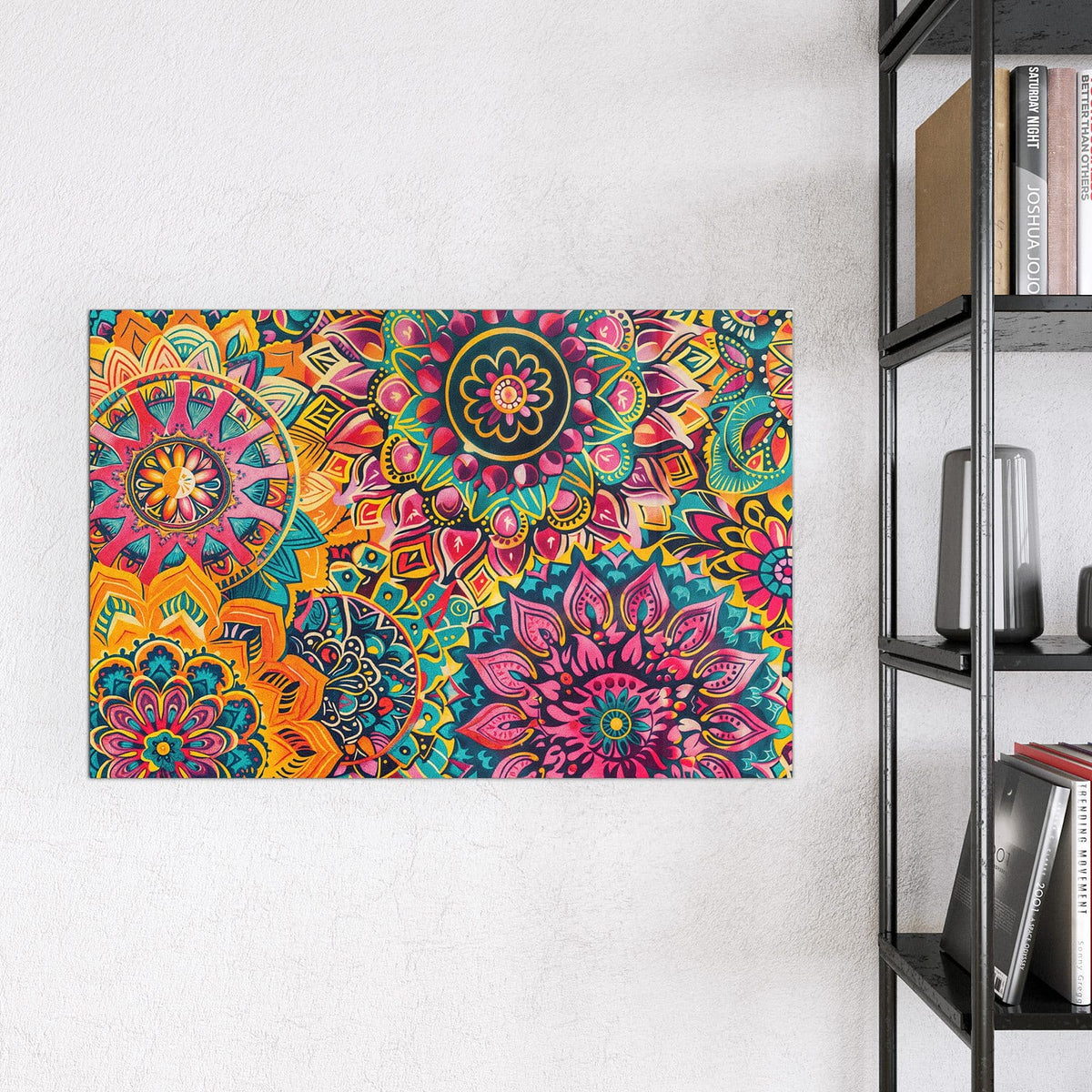 Magnettafel - Bunte Mandalas – Bunte Mandalas im Kaleidoskop