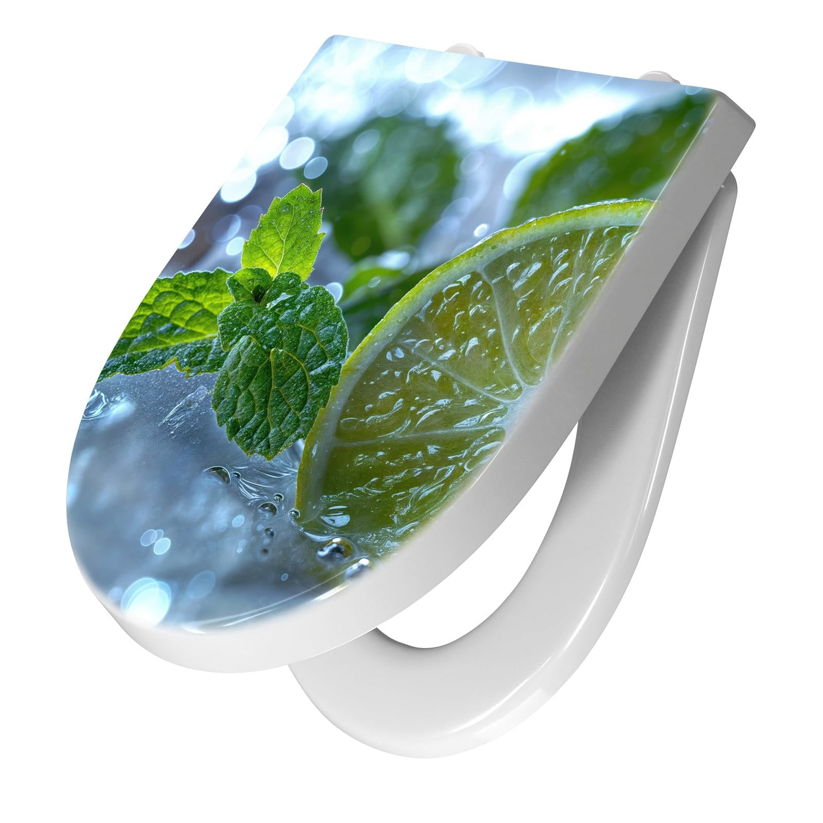 WC-Sitz mit Absenkautomatik Erfrischende Limette