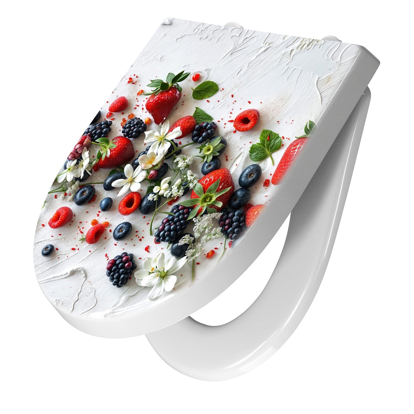 WC-Sitz mit Absenkautomatik Beeren von Bunte