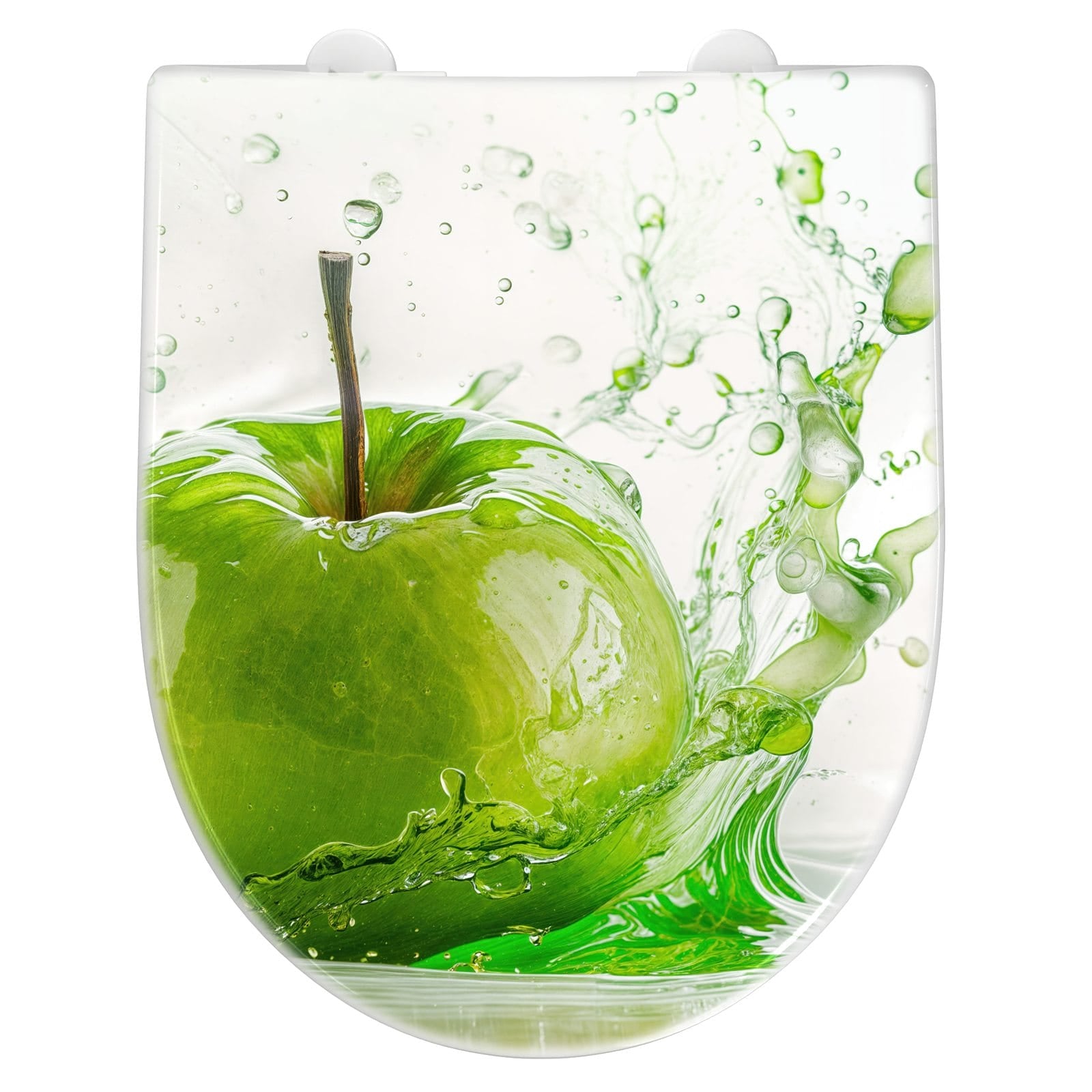 WC-Sitz mit Absenkautomatik Splash Apfel