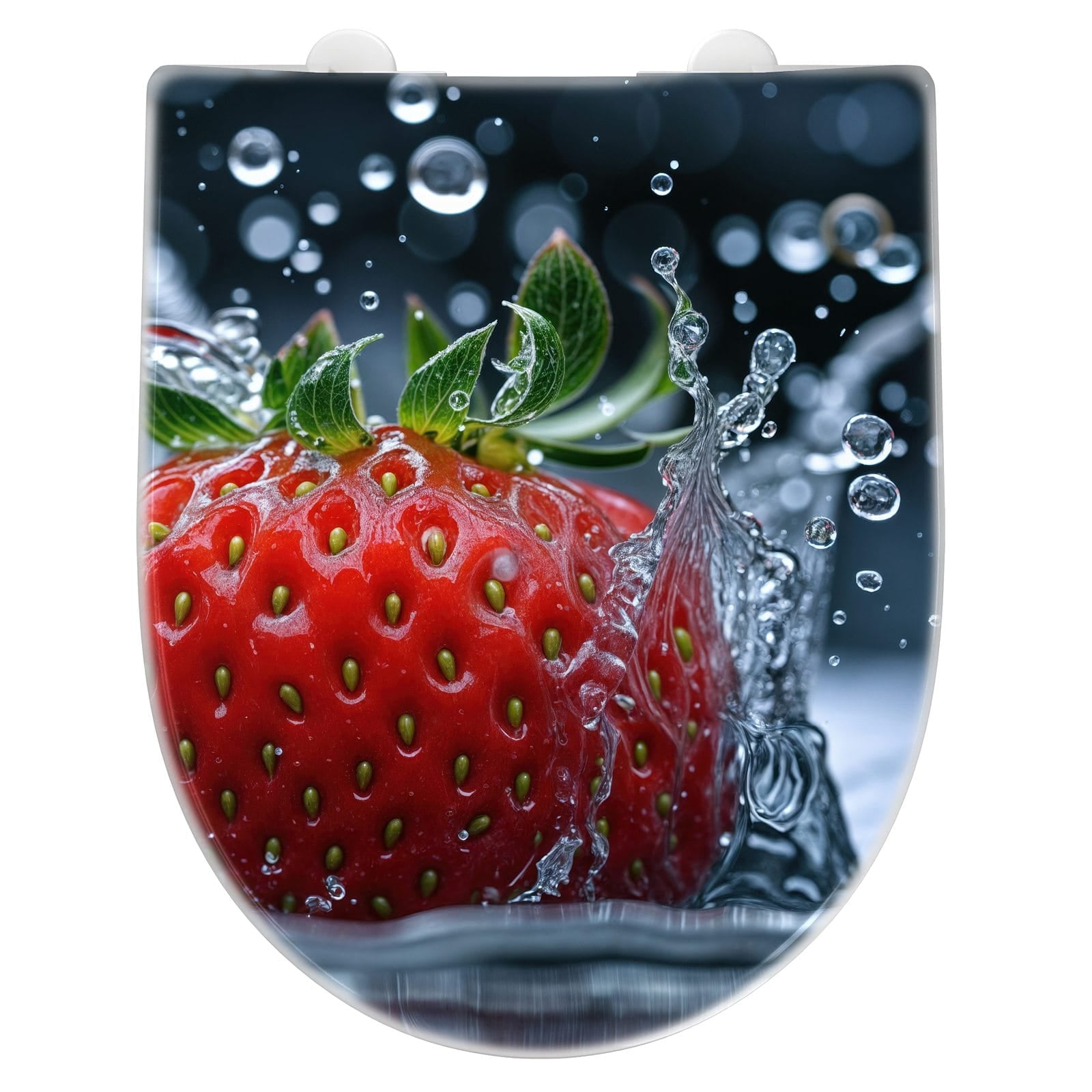 WC-Sitz mit Absenkautomatik Splash von Erdbeere