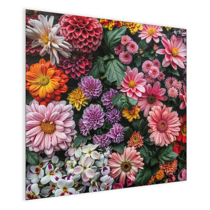 Magnettafel mit dem Motiv Bunter Blütenteppich