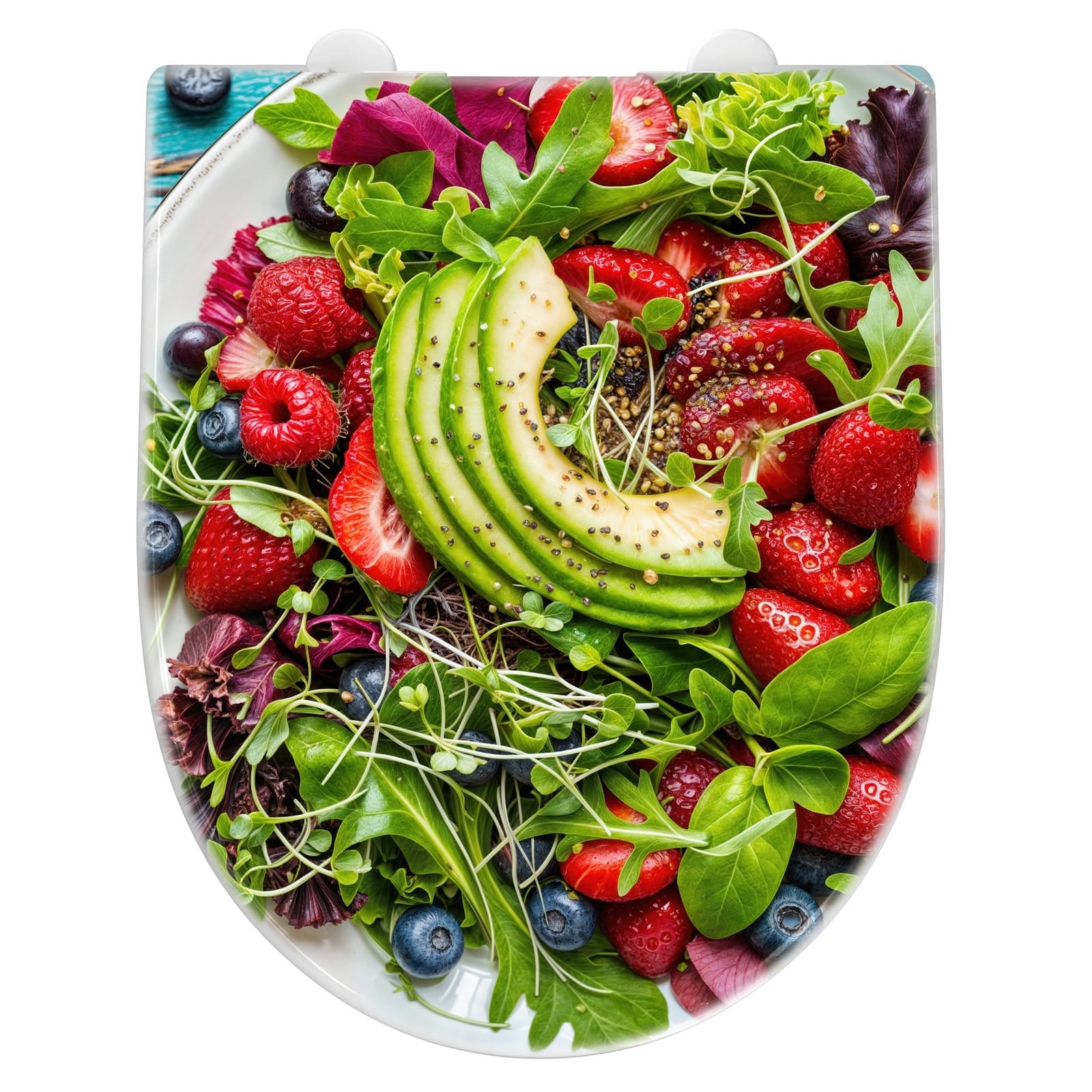 WC-Sitz mit Absenkautomatik Salat von Gesunder