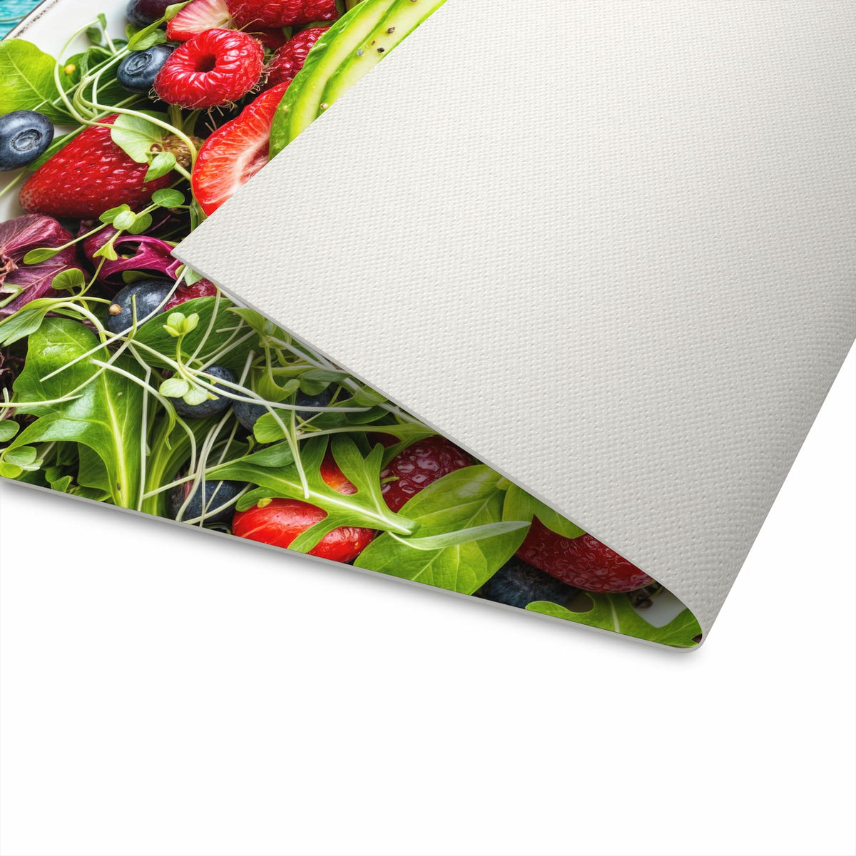 Pflegeleichter großer Küchenteppich mit Motiv Salat von Gesunder in der Unterseite