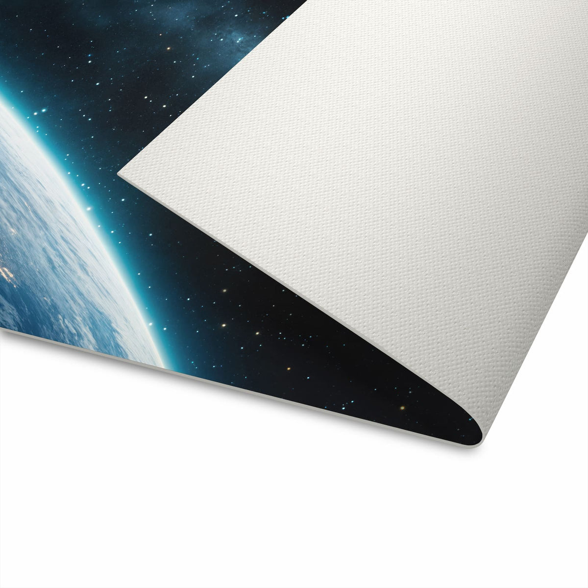 Rutschfester Küchenteppich mit Motiv Planet im Universum für komfortables Stehen