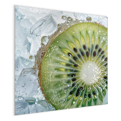Magnettafel mit dem Motiv Kiwischeibe auf Eis