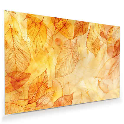 Wandbild mit dem Motiv Durchscheinendes Laub