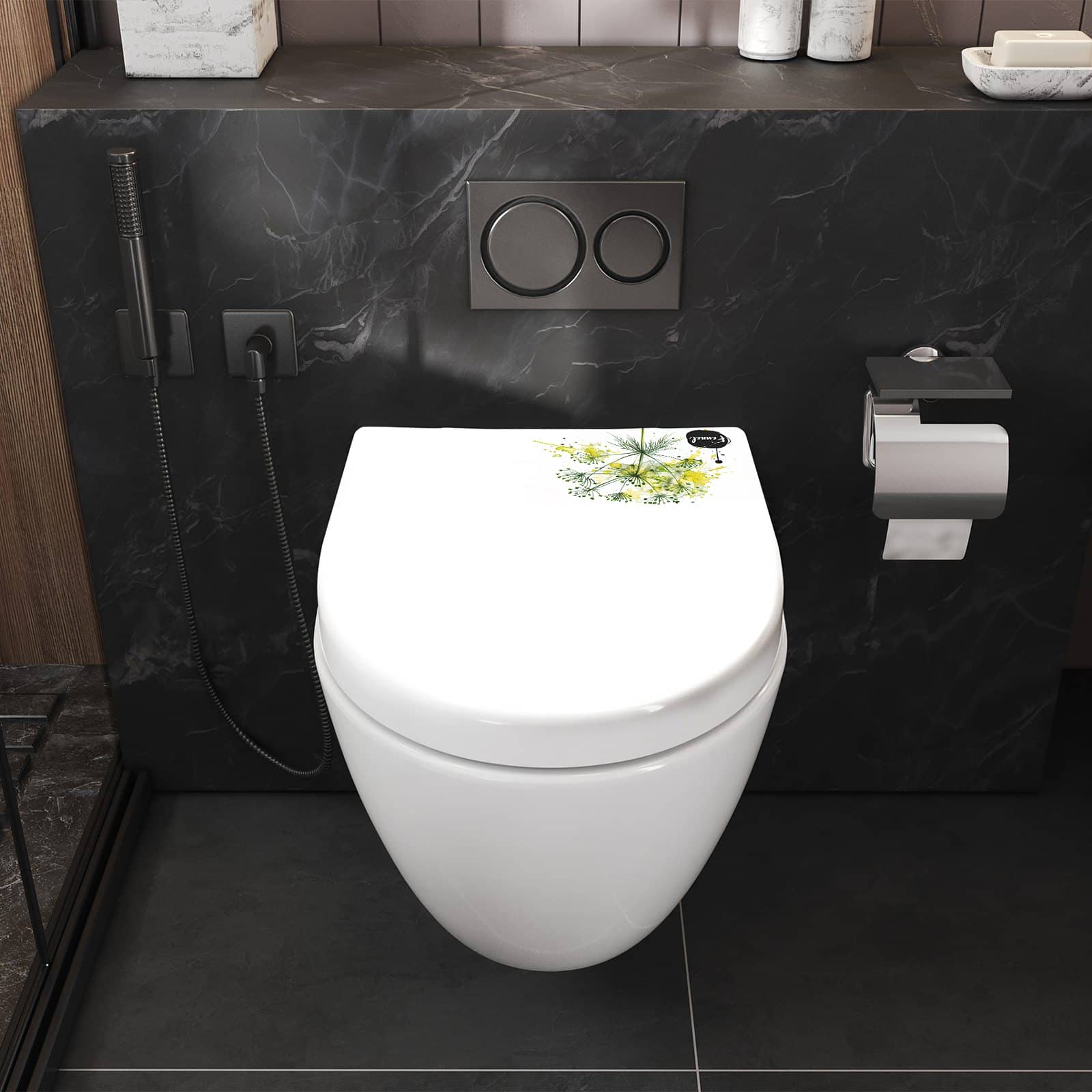 WC-Sitz mit Absenkautomatik Fennel Kunstwerk