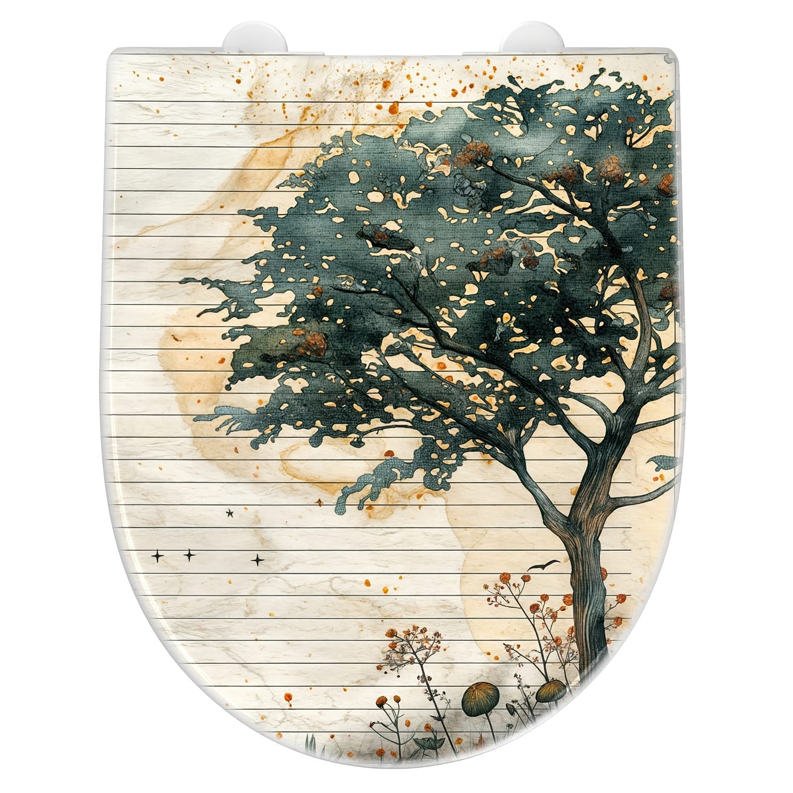 WC-Sitz mit Absenkautomatik Natur Notizblock
