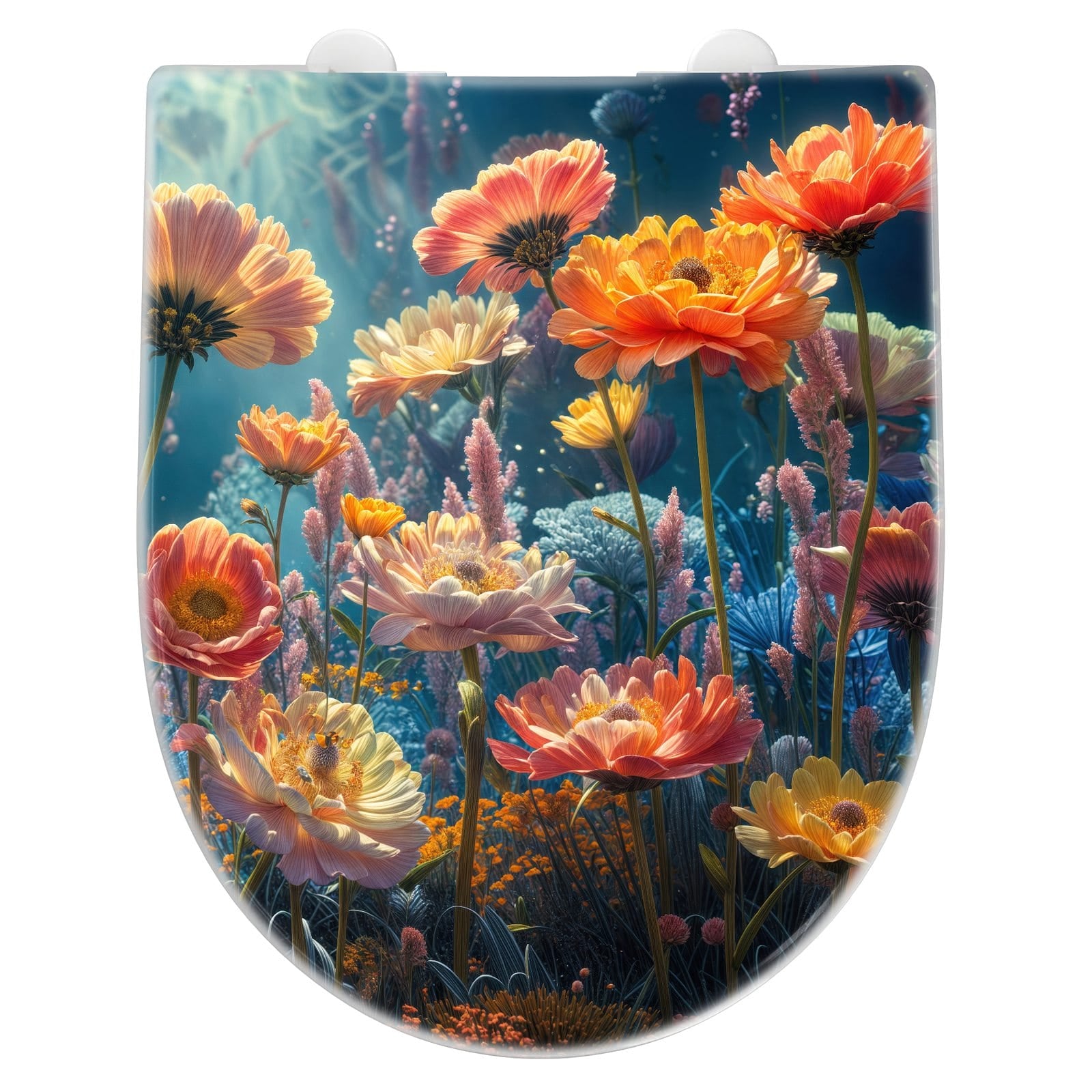 WC-Sitz mit Absenkautomatik Blumengarten