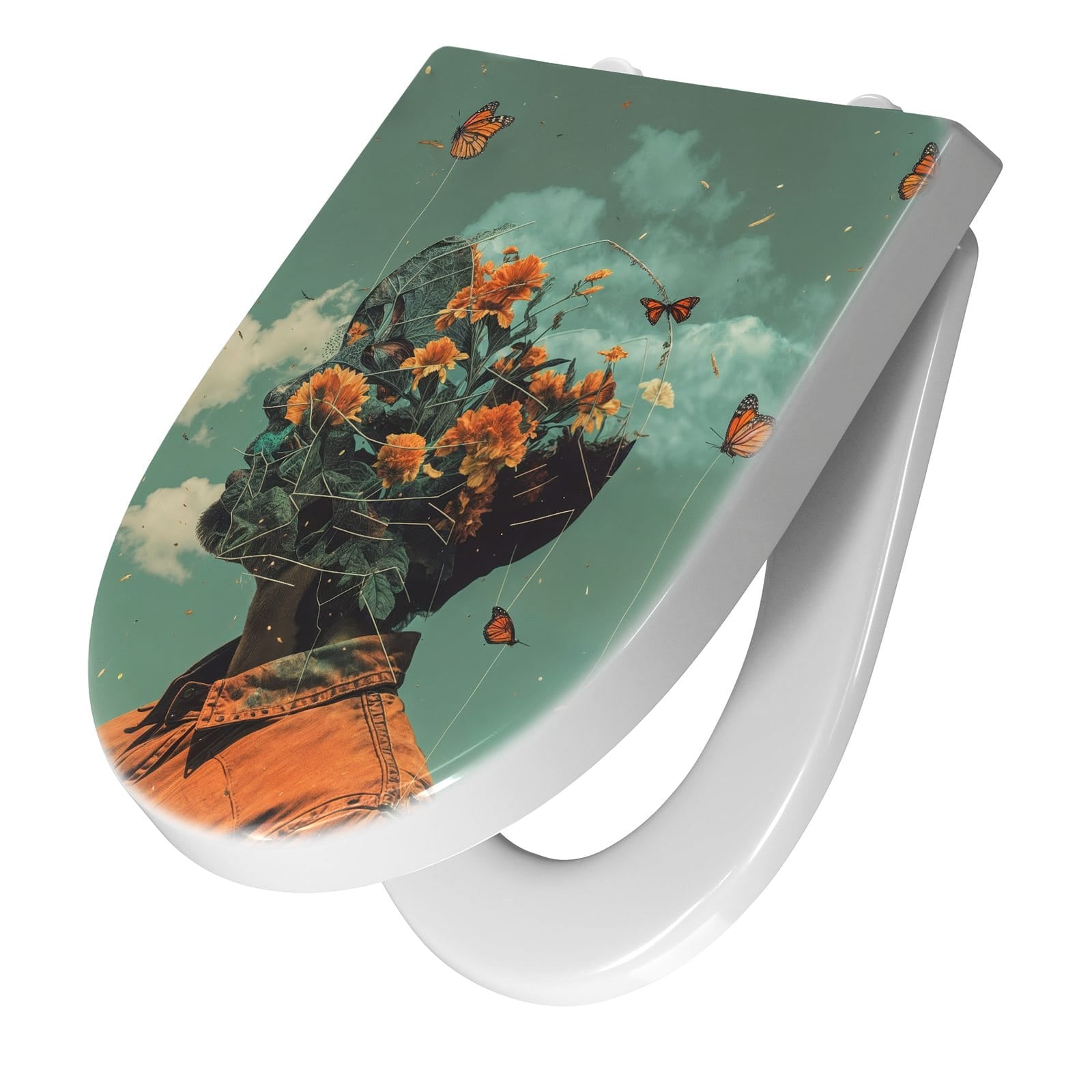 WC-Sitz mit Absenkautomatik Natur Vision