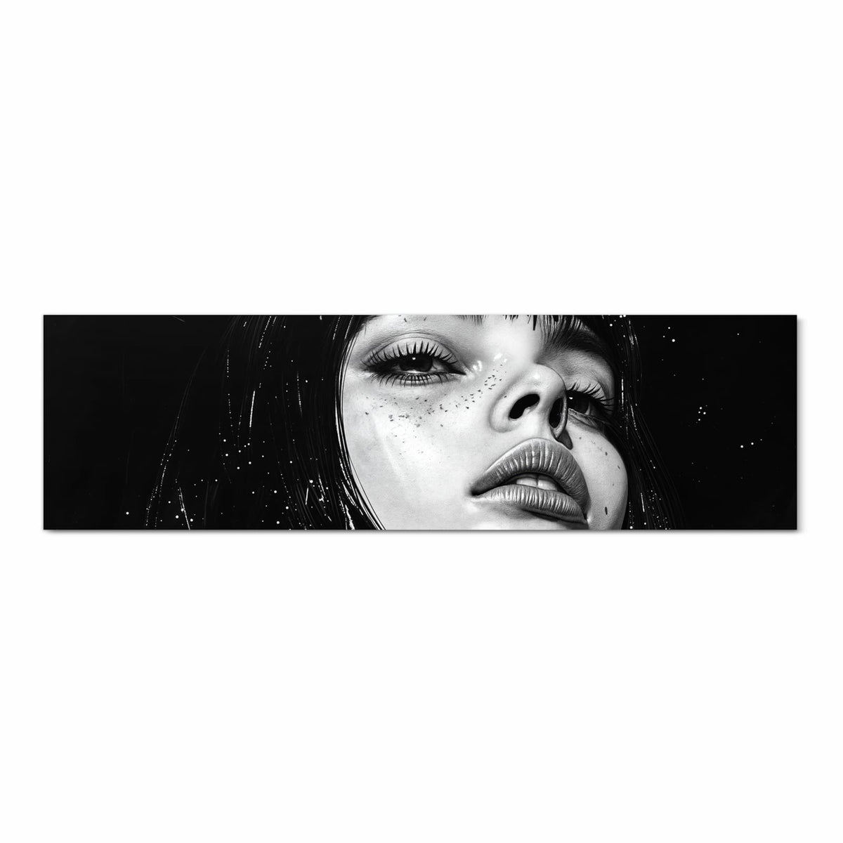 Küchenteppich mit Motiv Mystischer Blick in Frontansicht für angenehme Haptik