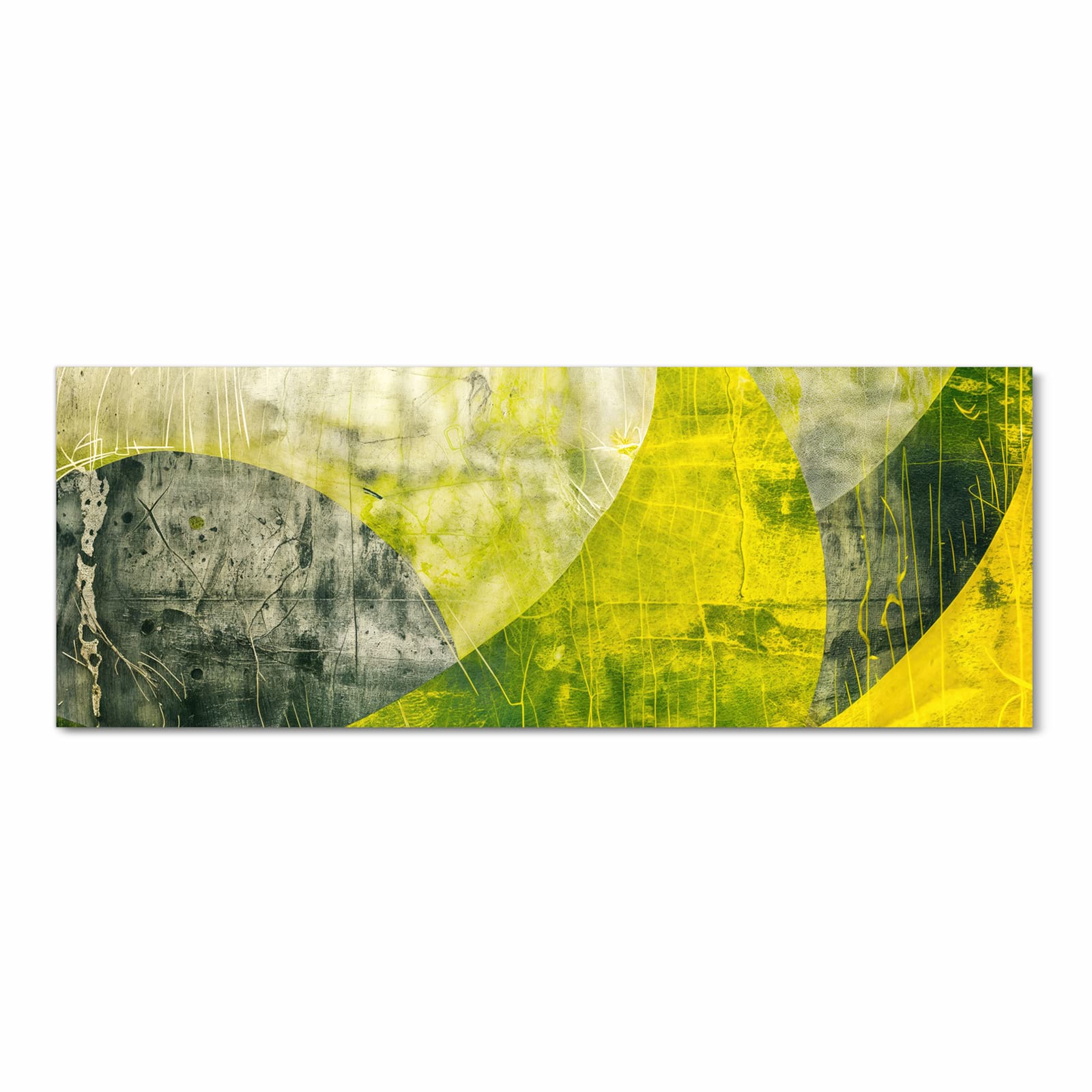 Langlebiger Küchenläufer mit Motiv Abstraktkunst in Frontansicht