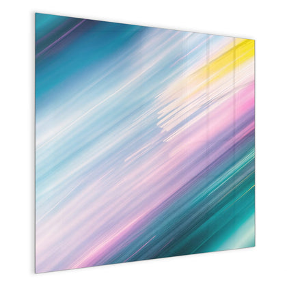 Magnettafel mit dem Motiv Farbiges Streifenmuster