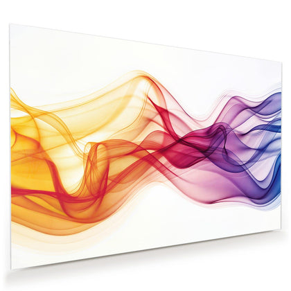 Wandbild mit dem Motiv Bunte Rauchwellen