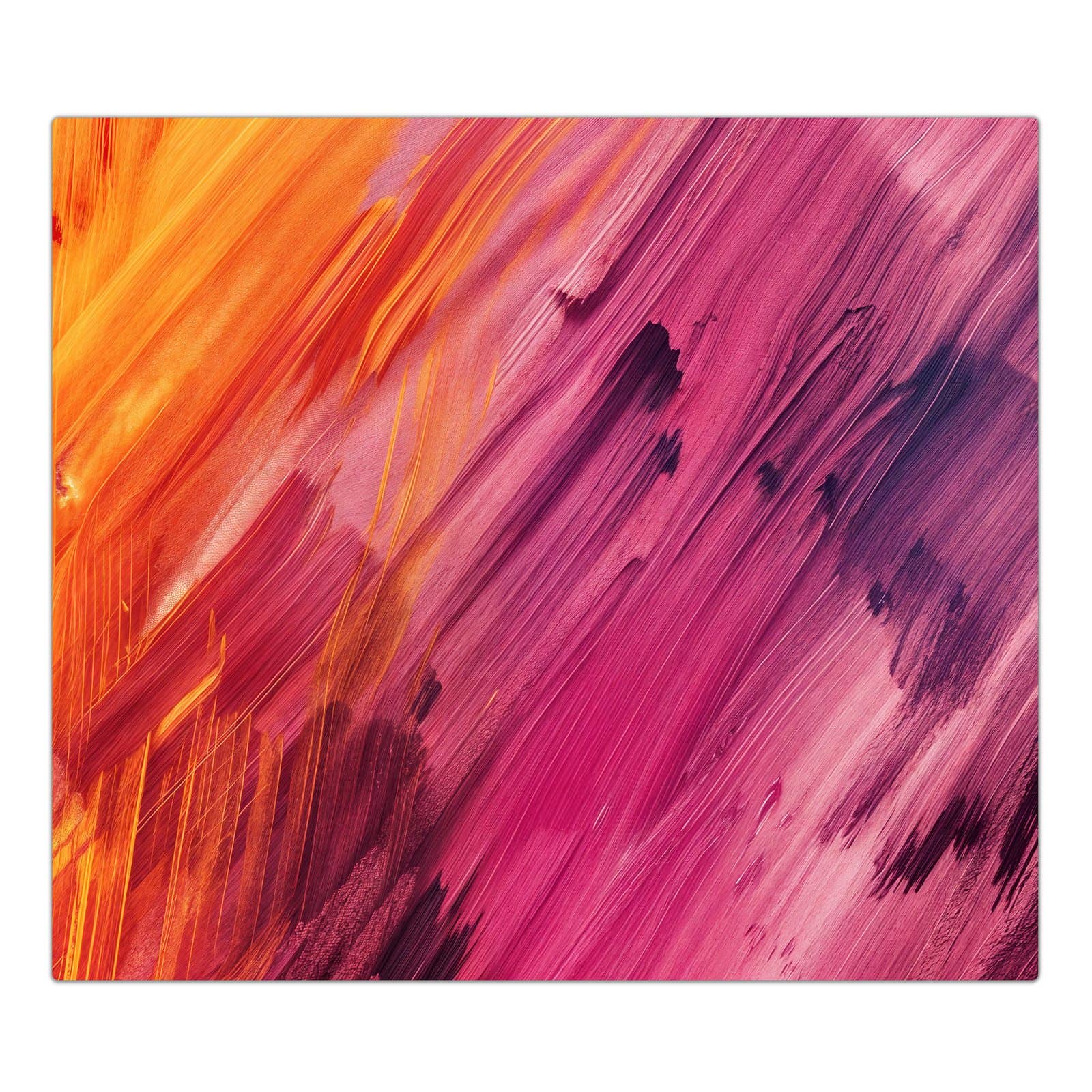 1-teilige Abdeckplatten für Ceranfeld mit Abstrakte Farben-Motiv in der Frontansicht #grösse_1-Teilig (60x52cm)