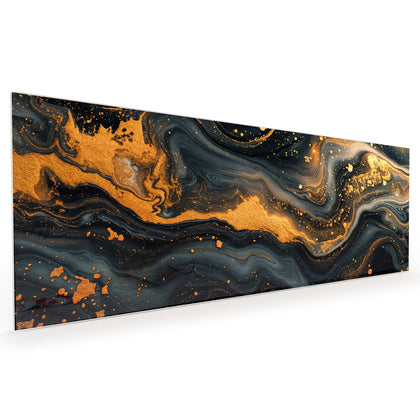 Küchenrückwand mit dem Motiv Marmor mit Goldadern